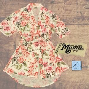 Show Me Your Mumu Garden of Blooms Robe Swim Cover-up Sz O/S